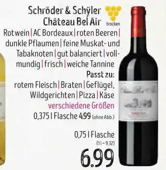 Edeka Struve Schröder & Schÿler Château Bel Air Angebot