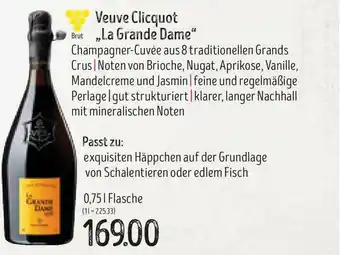 Edeka Struve Veuve Clicquot „la Grande Dame” Angebot