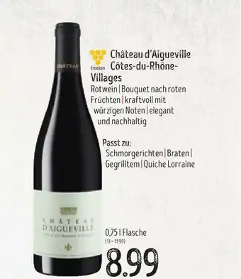 Edeka Struve Château D'aigueville Côtes-du-rhône-villages Angebot