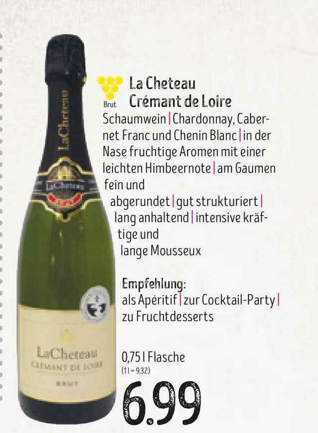 La Cheteau Crémant De Loire Angebot bei Edeka Struve La Cheteau Crémant De Loire Angebot bei Edeka Struve