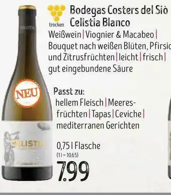 Edeka Struve Bodegas Costeres Del Siò Celistia Blanco Angebot