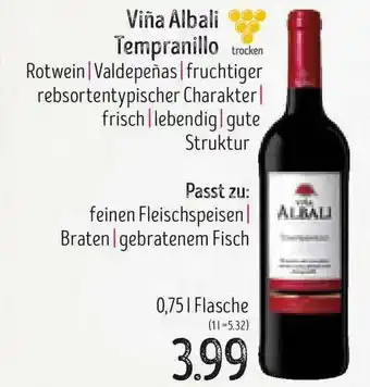 Edeka Struve Viña Albali Tempranillo Angebot