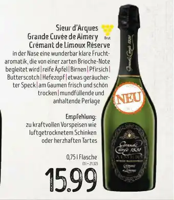 Edeka Struve Sieur D'arques Grande Cuvée De Aimery Crémant De Limoux Reserve Angebot