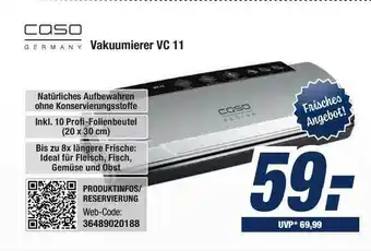 Expert Bening Caso Vakuumierer Vc11 Angebot