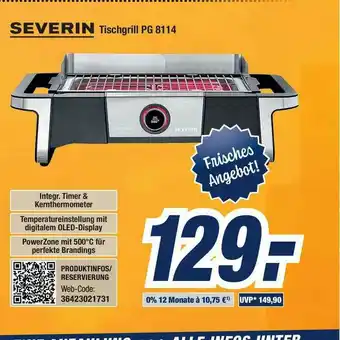 Expert Bening Severin Tischgrill Pg8114 Angebot