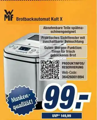 Expert Bening Wmf Brotbackautomat Kult X Angebot