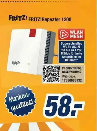 Expert Bening Fritz! Repeater 1200 Angebot