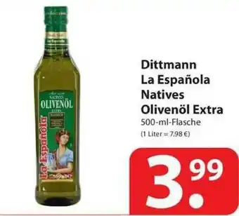 Famila Nord West Dittmann La Española Natives Olivenöl Extra Angebot