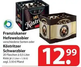 Famila Nord West Franziskaner Hefeweissbier Oder Köstritzer Schwarzbier Angebot