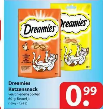 Famila Nord West Dreamies Katzensnack Angebot