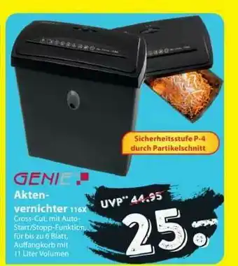 Famila Nord West Genie Akten Vernichter Angebot