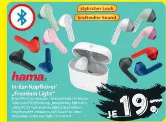 Famila Nord West Hama In-ear-kopfhörer „freedom Light” Angebot