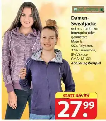 Famila Nord West Damen-sweatjacke Angebot