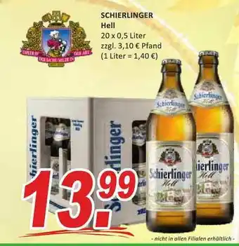 Getränke Fleischmann Schierlinger Hell Angebot