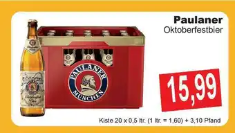 Getränke Göbel Paulaner Oktoberfestbier Angebot