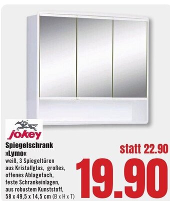 B1 Discount Baumarkt jokey Spiegelschrank Lymo Angebot