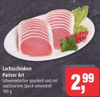 Markant Lachsschinken Pariser Art Schweinelachse gepökelt und mit rauchzartem Speck umwickelt 100 g Angebot