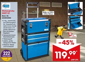 Netto Marken-Discount Güde Werkzeugtrolley GWZT 2/1 Angebot