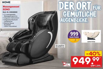 Netto Marken-Discount HOME DELUXE Massagesessel SONO Angebot