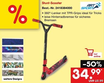 Netto Marken-Discount ART SPORT Stunt-Scooter Angebot