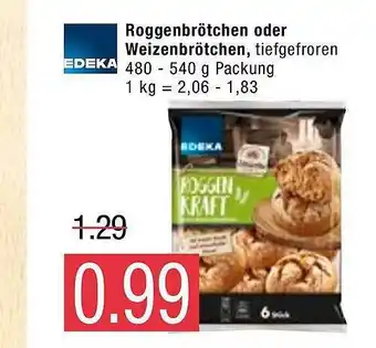 Marktkauf Roggenbrötchen oder Weizenbrötchen Angebot