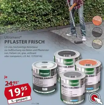 Sonderpreis Baumarkt Ultrament Pflaster Frisch Angebot