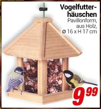 CENTERSHOP Vogelfutterhäuschen Angebot