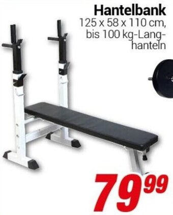 CENTERSHOP Hantelbank Angebot