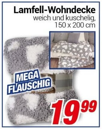 CENTERSHOP Lamfell-Wohndecke Angebot