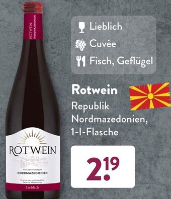 Aldi Süd Rotwein 1-L-Flasche Angebot