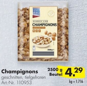 Handelshof EDEKA FOOD SERVICE Champignons 2500 g Beutel Angebot