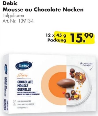 Handelshof Debic Mousse au Chocolate Nocken 12 x 45 g Packung Angebot