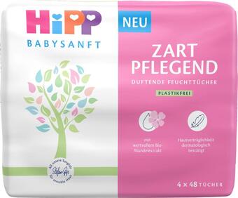 dm drogerie Hipp babysanft feuchttücher zart pflegend 4x48 st Angebot