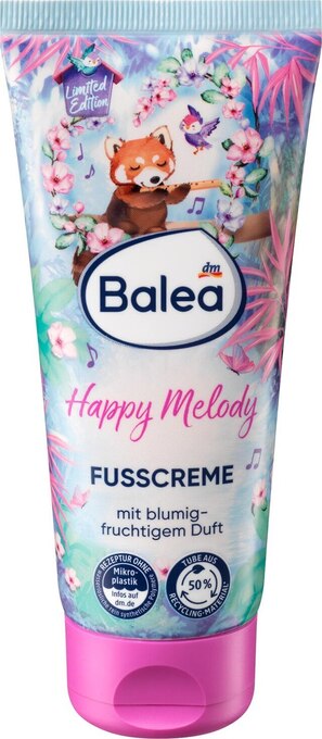 dm drogerie Balea fußcreme happy melody limited edition Angebot