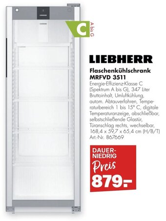 Handelshof LIEBHERR Flaschenkühlschrank MRFVD 3511 Angebot