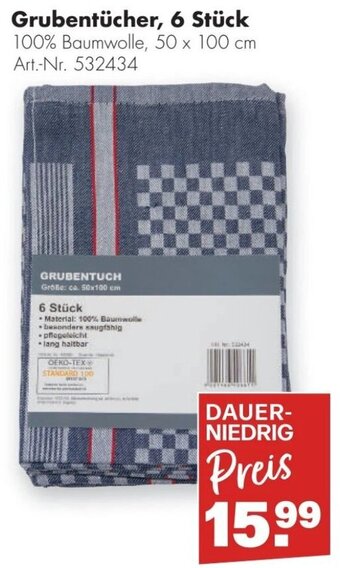 Handelshof Grubentücher, 6 Stück Angebot