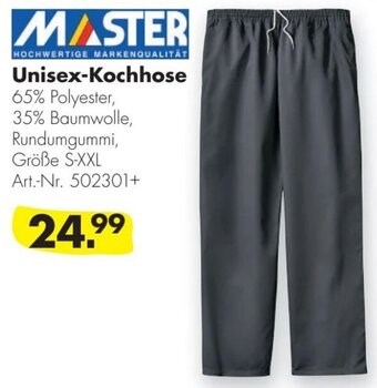 Handelshof MASTER Unisex-Kochhose Angebot