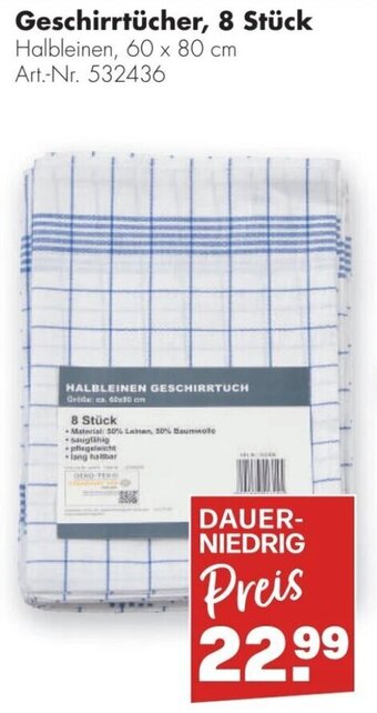 Handelshof Geschirrtücher, 8 Stück Angebot
