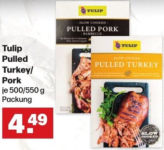 Handelshof Tulip Pulled Turkey/ Pork 500/550 g Packung Angebot