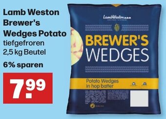 Handelshof Lamb Weston Brewer's Wedges Potato 2,5 kg Beutel Angebot