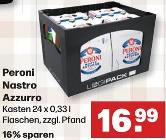 Handelshof Peroni Nastro Azzurro 24x0,33 L Flaschen Angebot