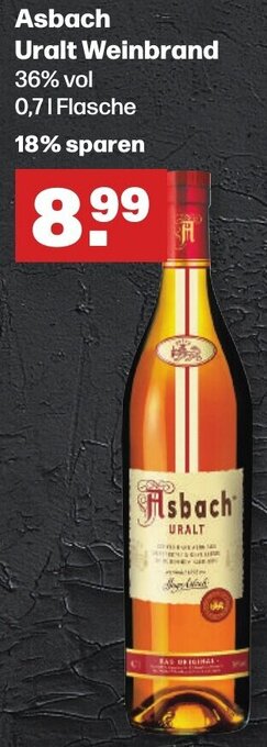 Handelshof Asbach Uralt Weinbrand 0,7 L Flasche Angebot