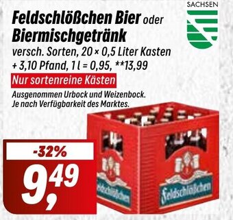 Simmel Feldschlößchen Bier oder Biermischgetränk 20*500ml Angebot