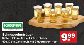 Handelshof KESPER Schnapsglasträger Angebot