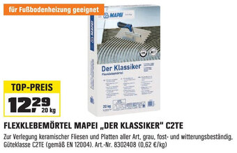 OBI FLEXKLEBEMÖRTEL MAPEI ,,DER KLASSIKER" C2TE Angebot
