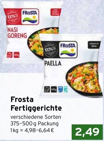 CAP Markt Frosta Fertiggerichte 375-500 g Packung Angebot