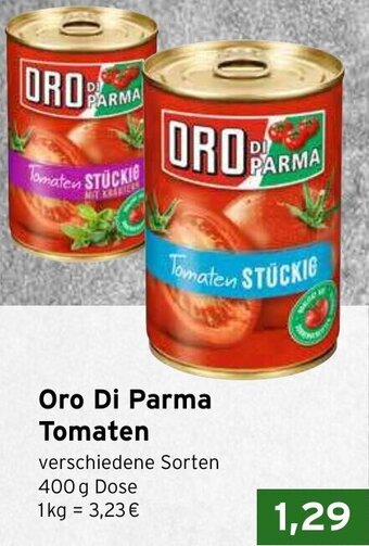 CAP Markt Oro Di Parma Tomaten 400 g Dose Angebot