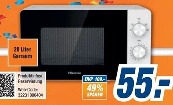 Expert Hisense Mikrowelle H20MOWP1 Angebot