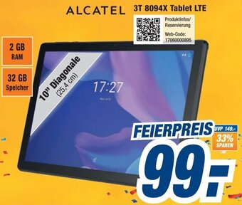 Expert ALCATEL 3T 8094X Tablet LTE Angebot