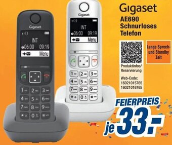 Expert Gigaset AE690 Schnurloses Telefon Angebot